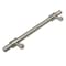 Gliderite Hardware 5-1/16 in. Center to Center Satin Nickel Barrel Ring Bar Pull - 4340-128-SN, 5PK 4340-128-SN-5 - alternate 3
